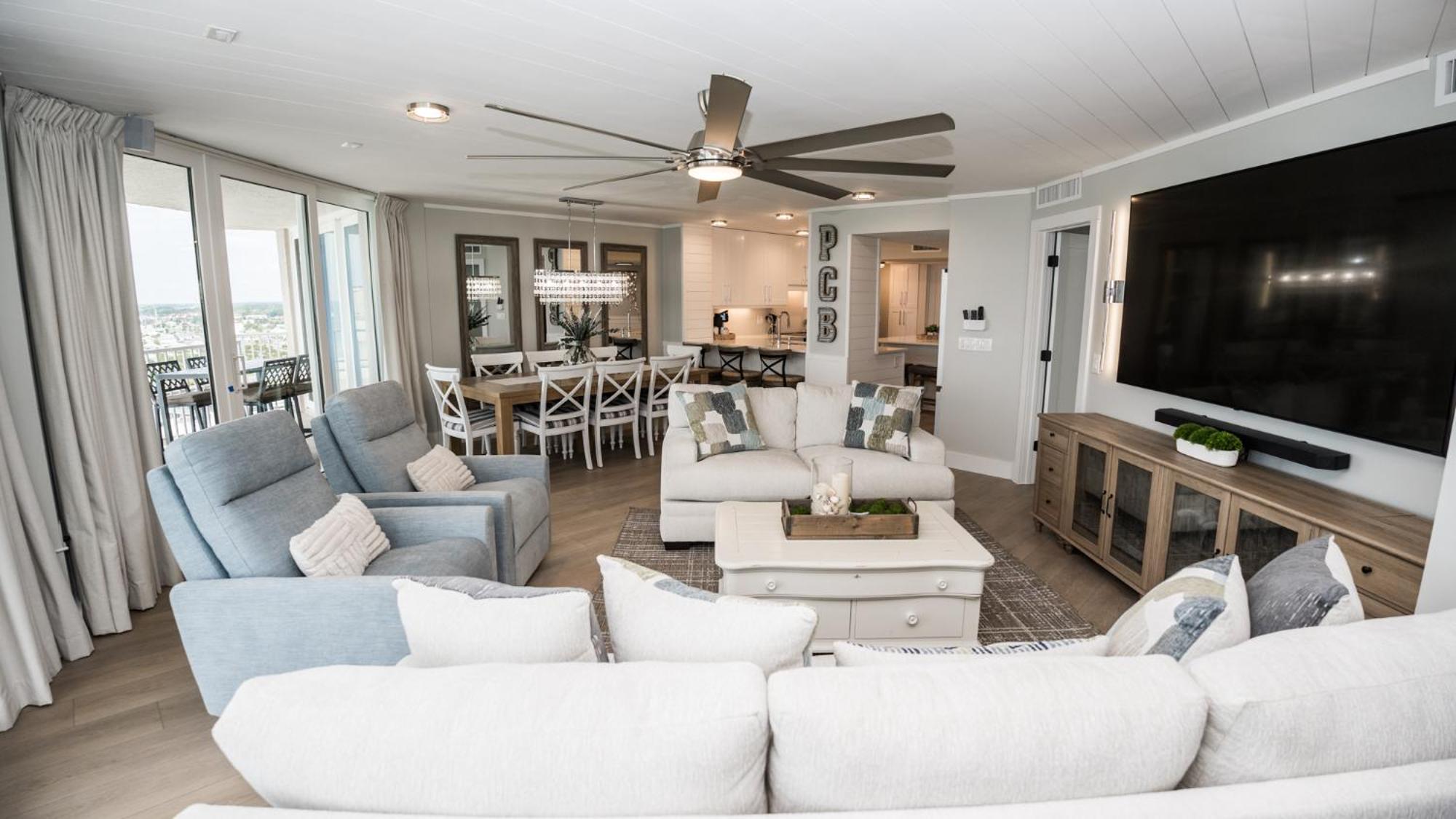 פנמה סיטי ביץ' New Rental - 3Br 3Ba Corner Beachfront - 2024 Remodel - 3 Pools, Tiki Hut, Gym, Tennis מראה חיצוני תמונה