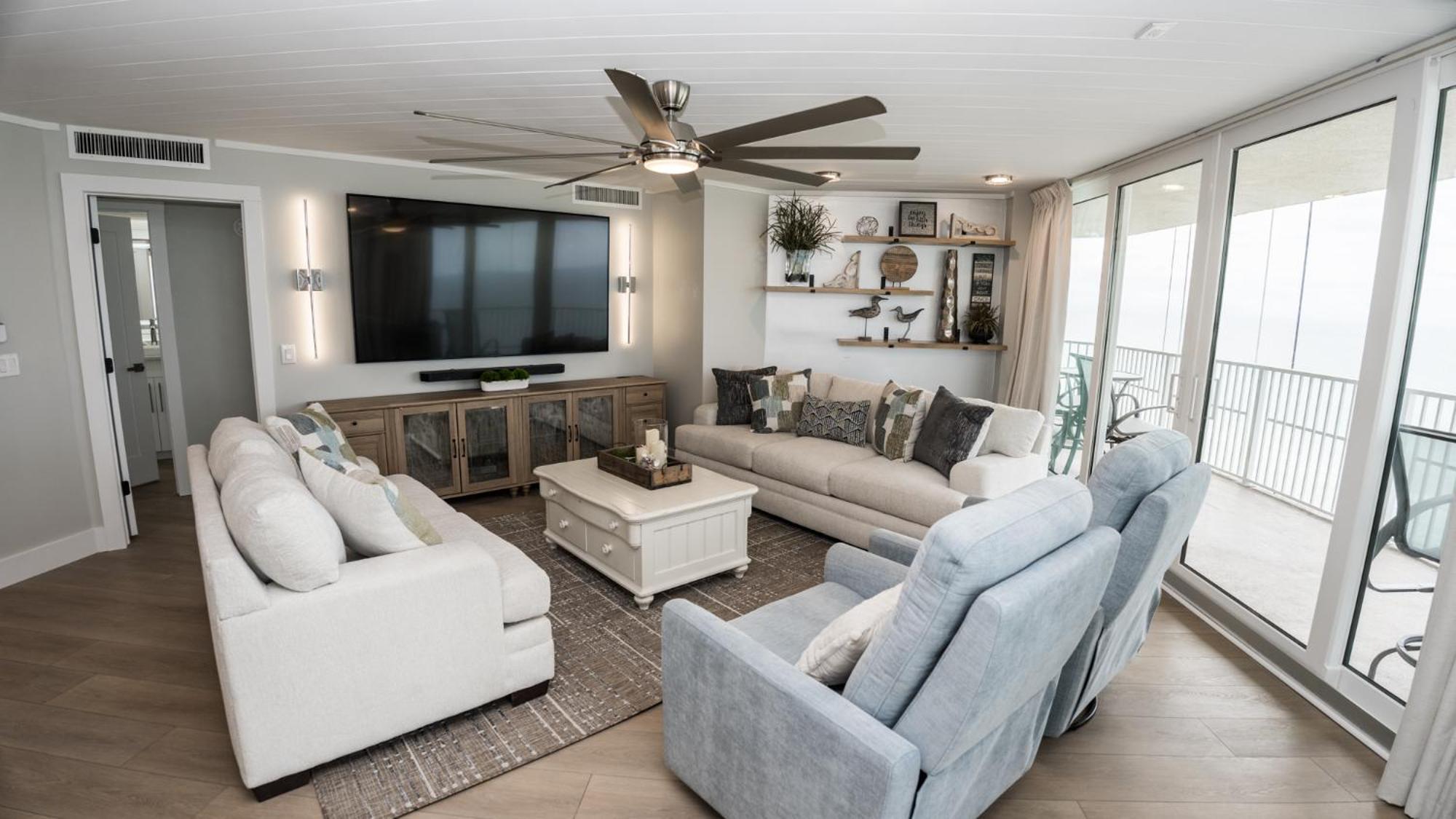 פנמה סיטי ביץ' New Rental - 3Br 3Ba Corner Beachfront - 2024 Remodel - 3 Pools, Tiki Hut, Gym, Tennis מראה חיצוני תמונה